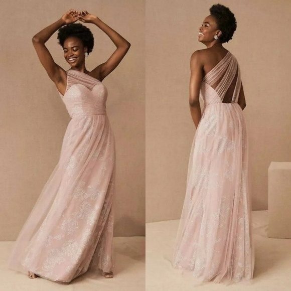 Hayley Paige Occasions Dresses & Skirts - BHLDN Hayley Paige Dusty Rose Prom Dress Gown